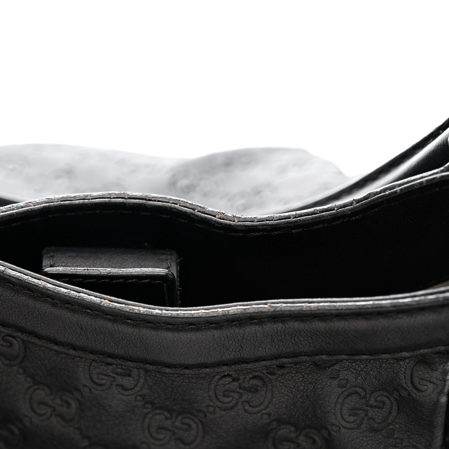 Gucci Guccissima Large Sukey Tote Black 13 of 19