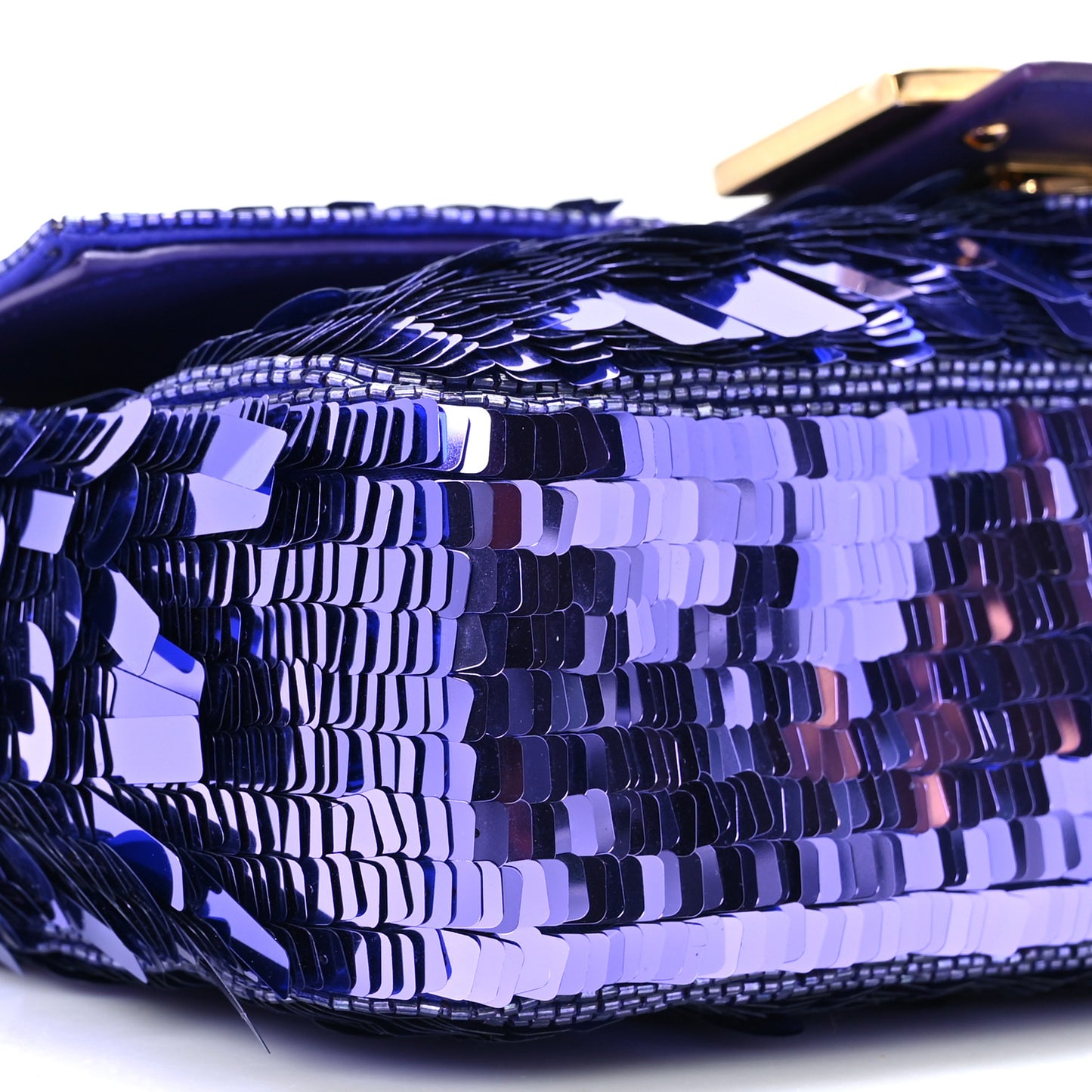 Sequin Paillettes Vitello Grace Sex and the City Baguette Viola Purple Rain