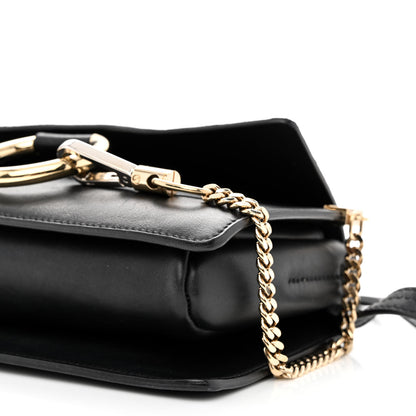 Chloe Suede Calfskin Small Faye Shoulder Bag Black 10 of 10