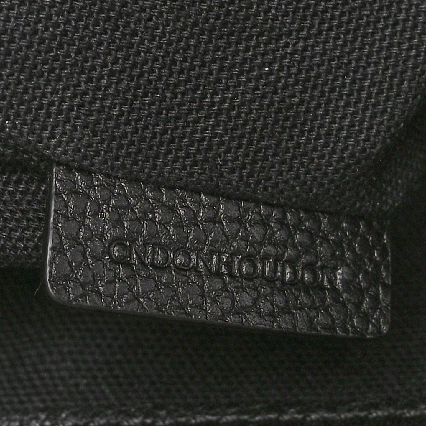 Canvas Mega Check Small Baildon Messenger Bag Black