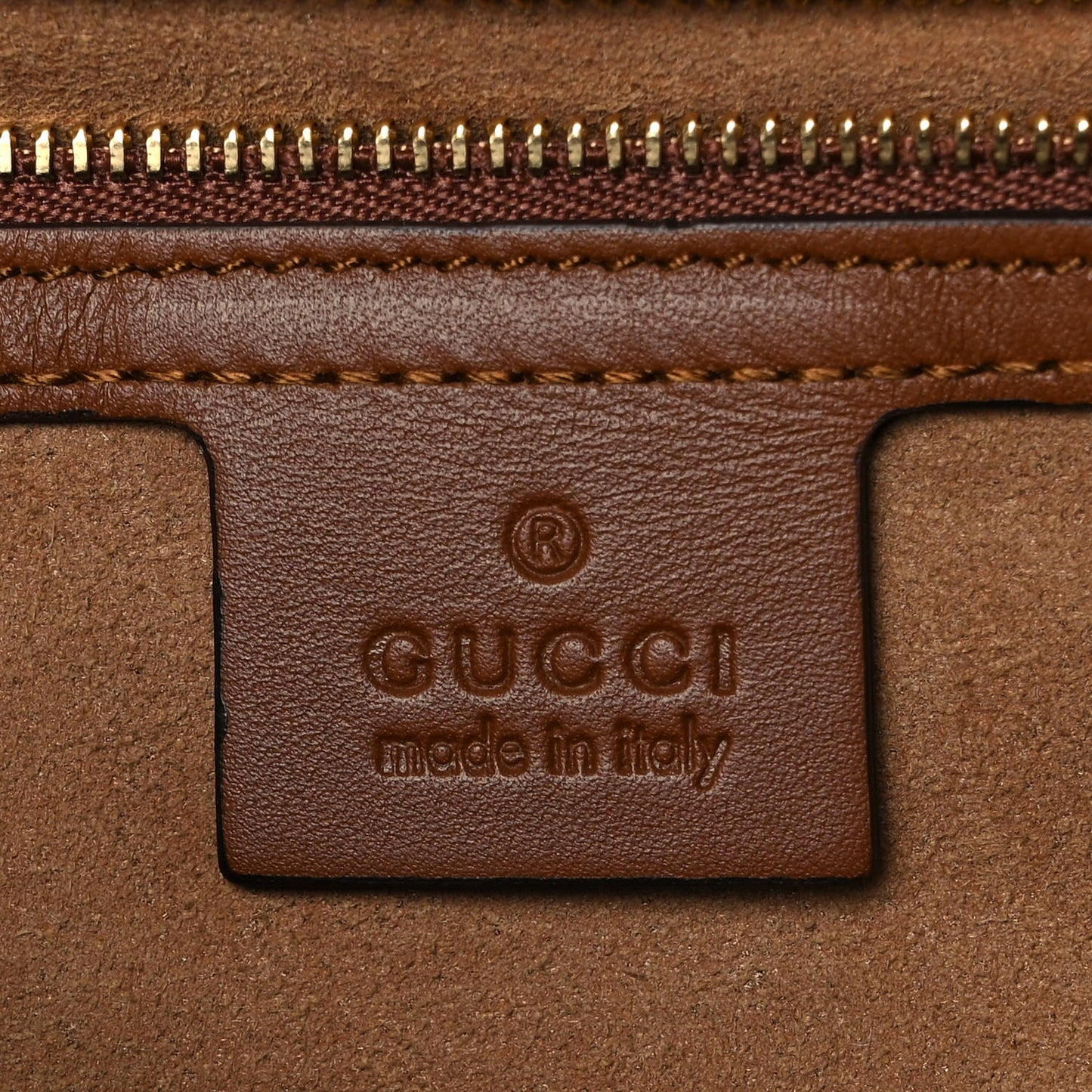 GG Supreme Monogram Medium Padlock Tote Beige Cuir