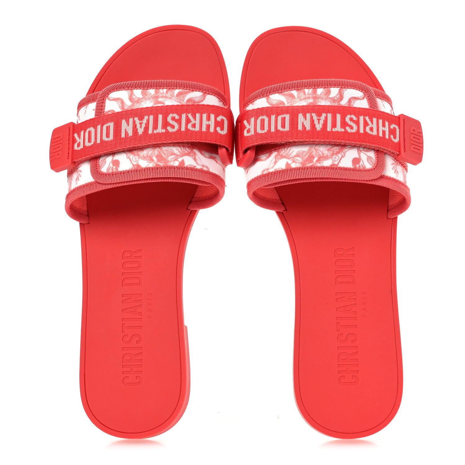 Christian Dior Nylon Dio(r)evolution Slide Sandals 39 Pink 2 of 10
