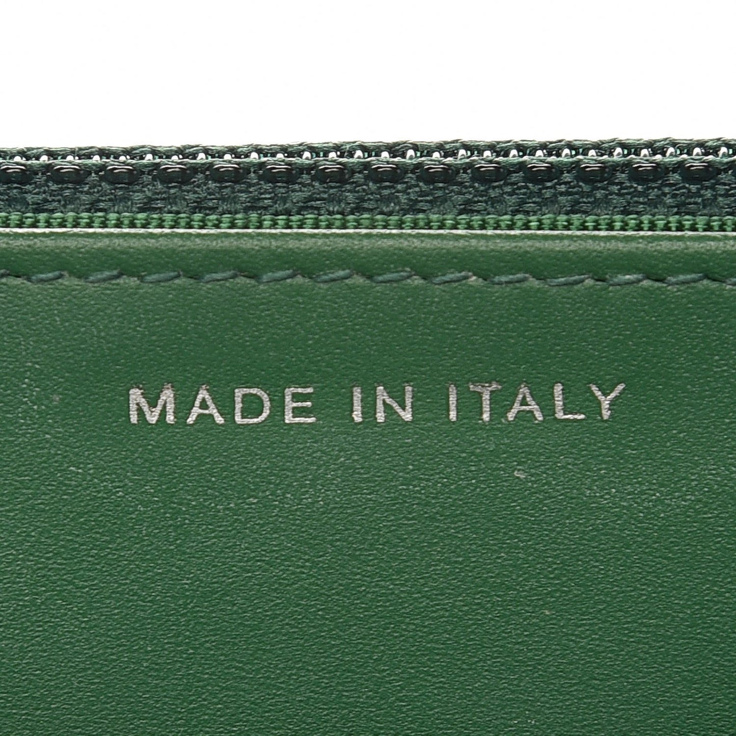 Caviar Quilted Wallet On Chain WOC Green