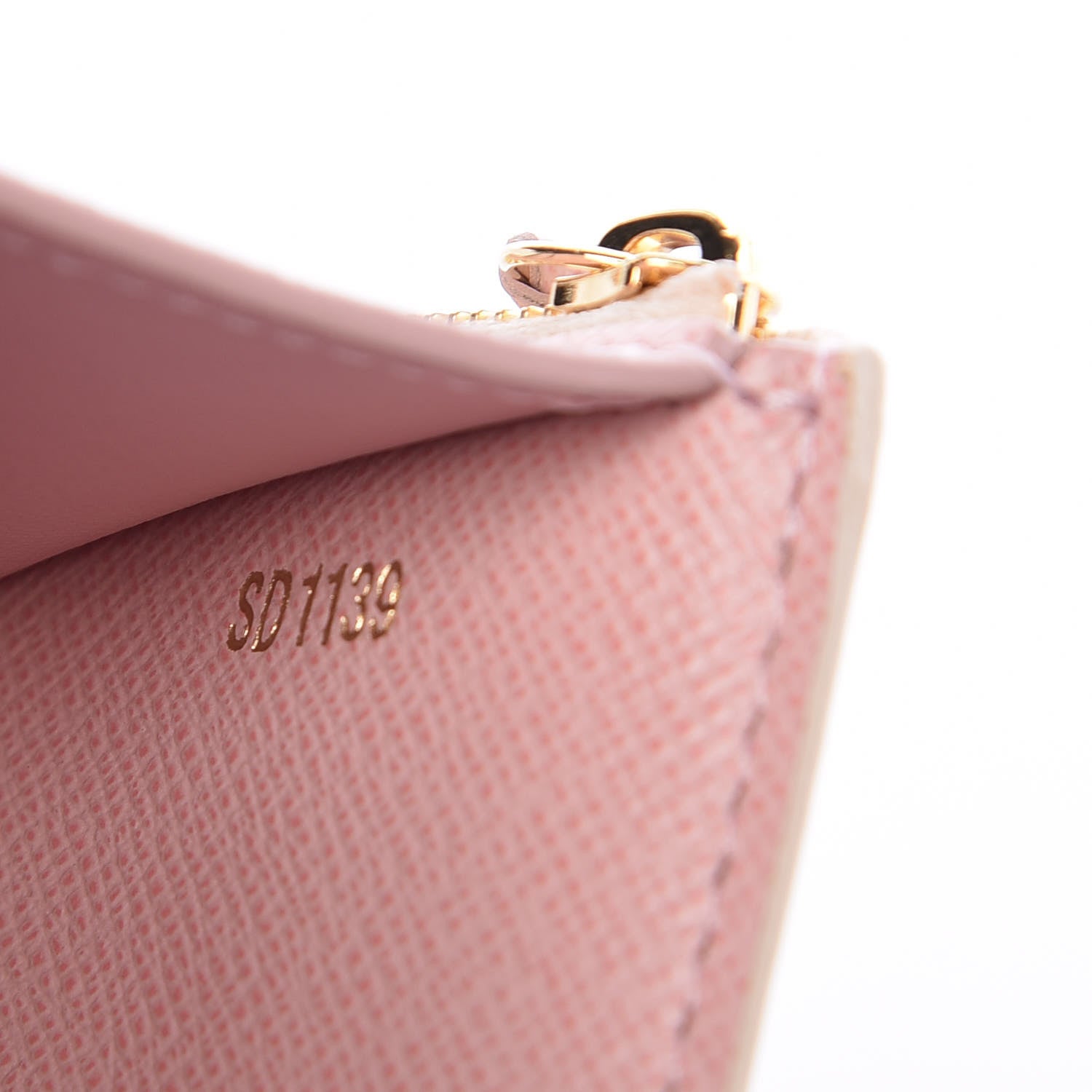 Louis Vuitton Damier Azur Victorine Wallet Rose Ballerine 7 of 7