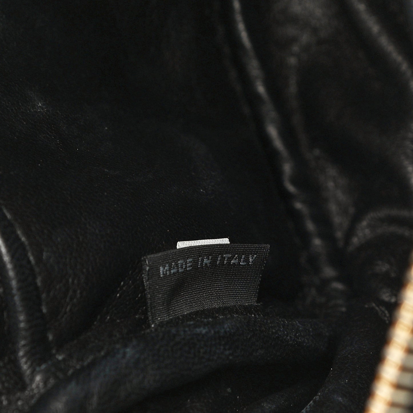 Nappa Fiocco Bow Crossbody Clutch Black Fuoco