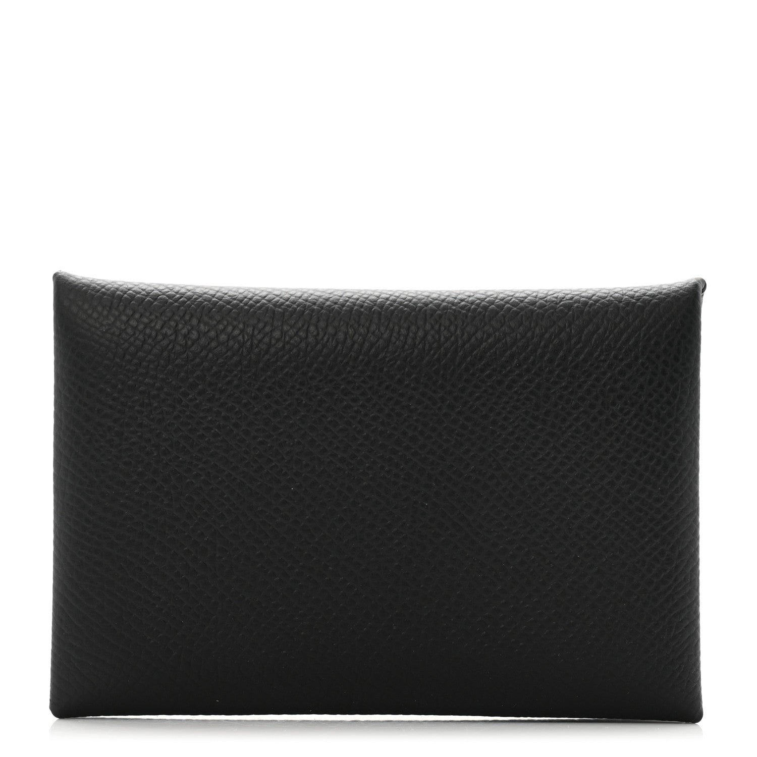 Hermes Epsom Calvi Card Case Black 1 of 8