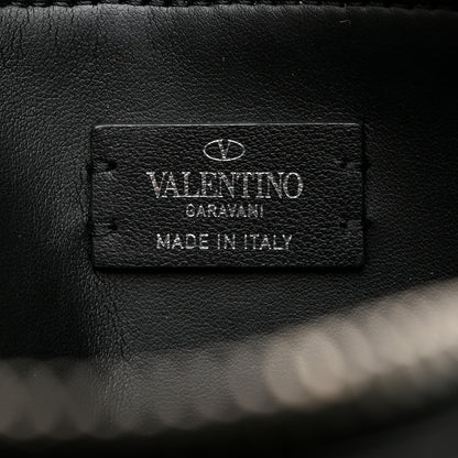 Valentino Garavani Calfskin VLTN Times Wash Bag Black White 6 of 6