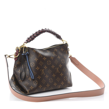 Louis Vuitton Monogram Beaubourg Hobo Mini Bordeaux Red Peach Safran Blue Jean Blue 2 of 6