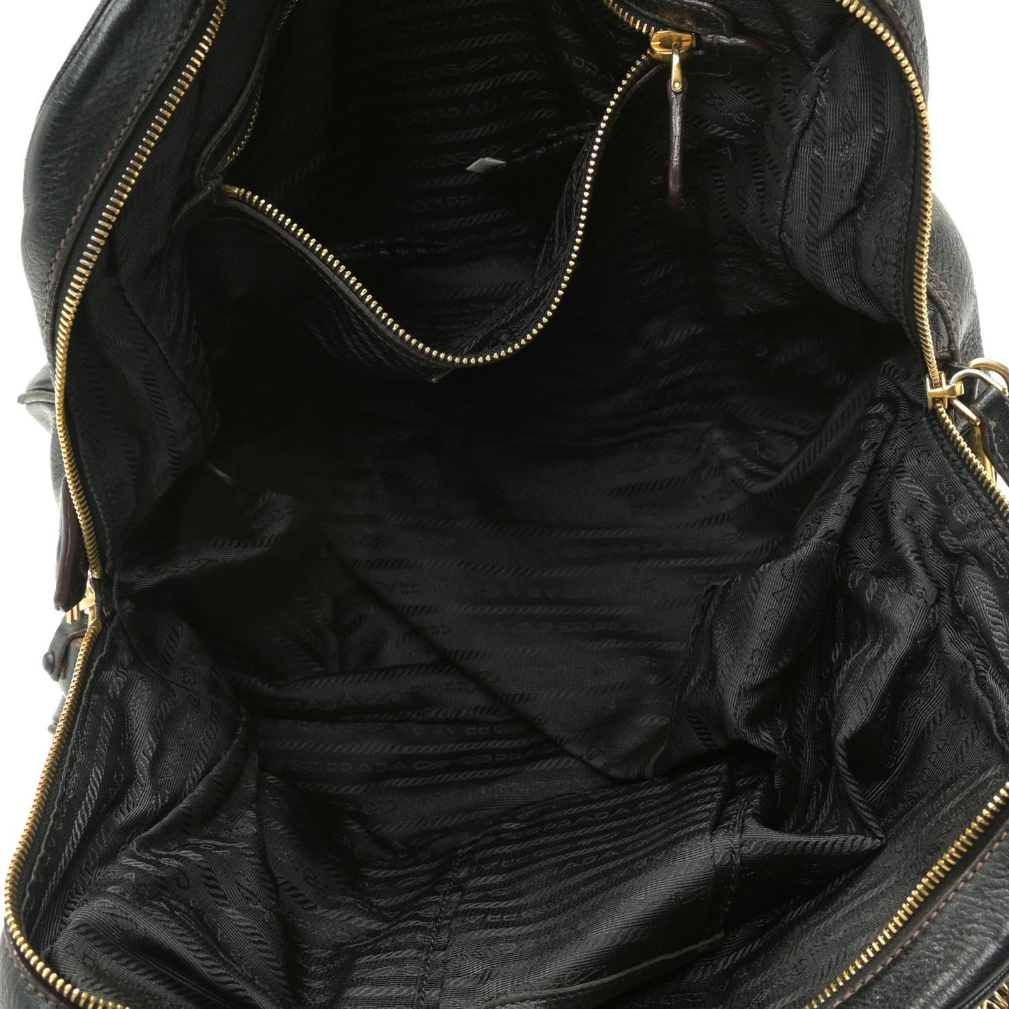 Cervo Large Animalier Satchel Black