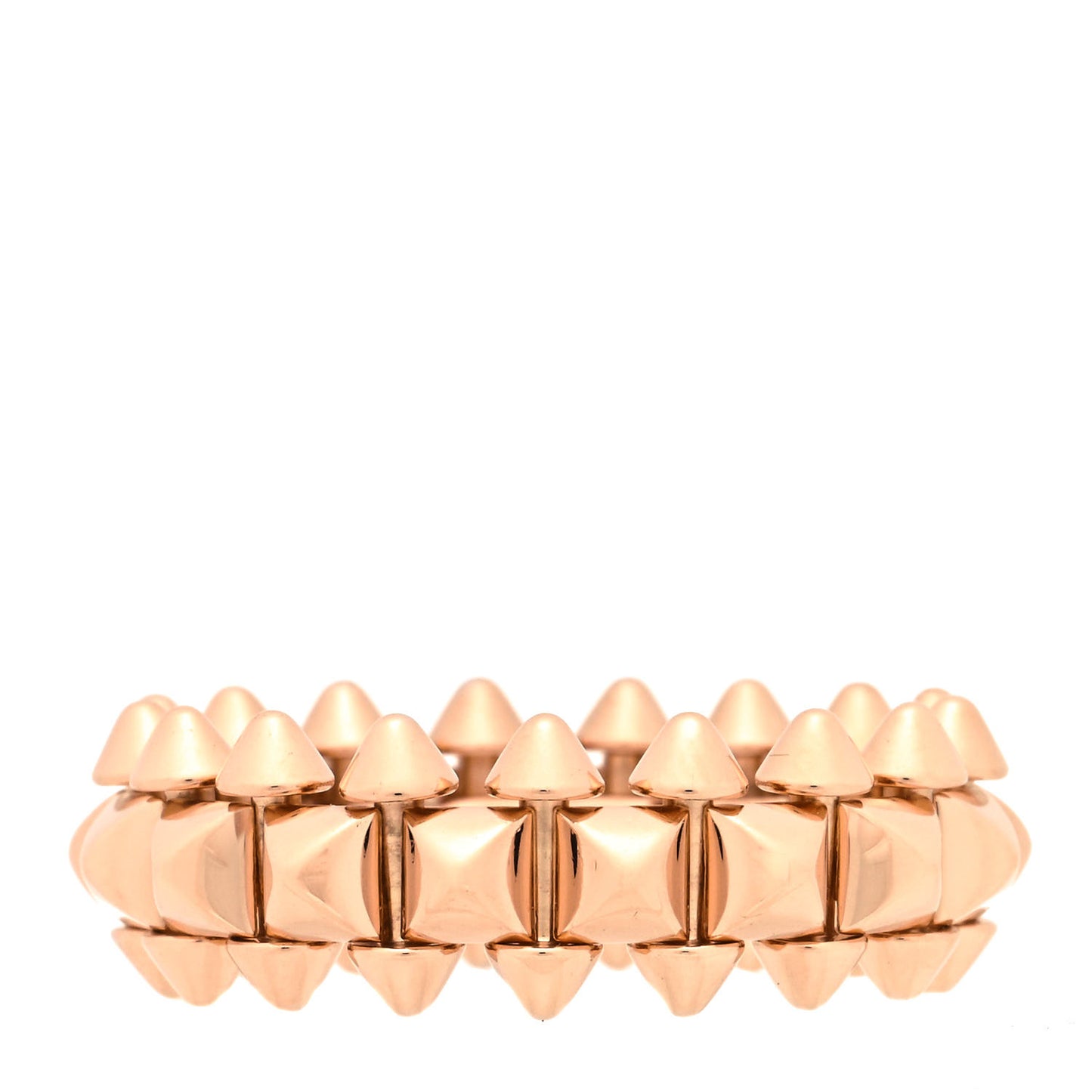 18K Pink Gold MM Clash De Cartier Ring 54 7