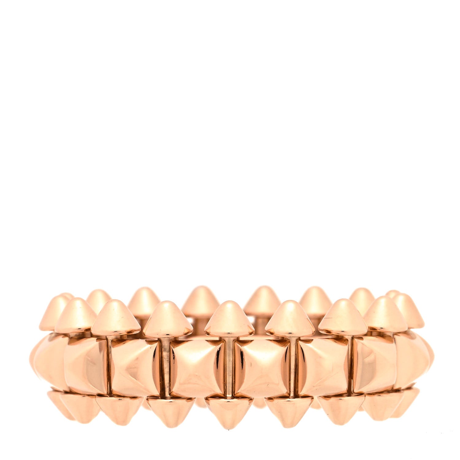 Cartier 18K Pink Gold MM Clash De Cartier Ring 54 7 3 of 4