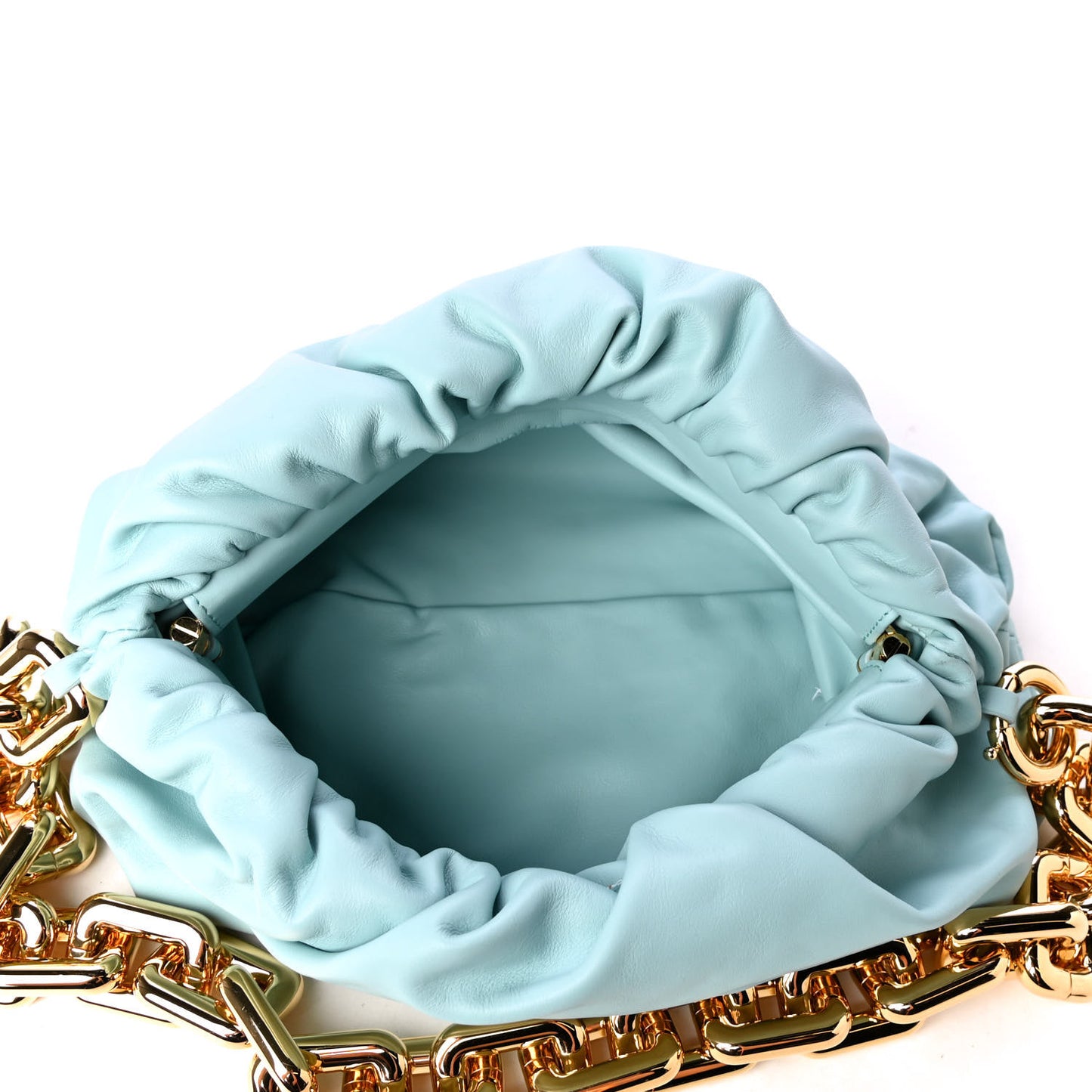 Calfskin The Pouch Chain Spearmint