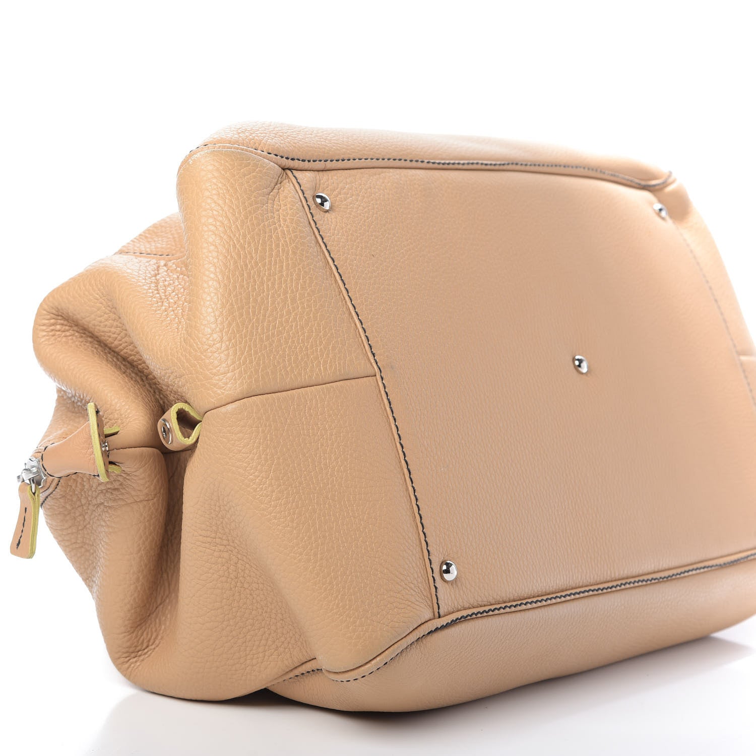 Chanel Calfskin Tassel Bowler Beige 6 of 15