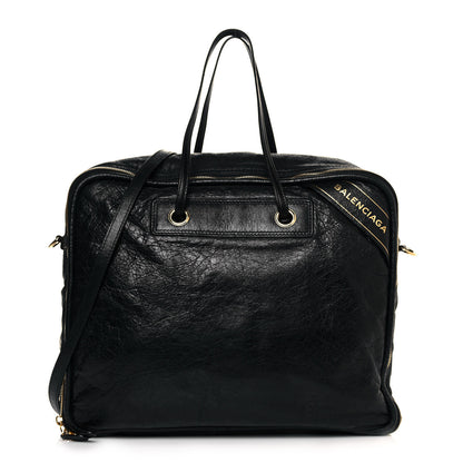 Balenciaga Agneau Medium Blanket Square Tote Black 1 of 11