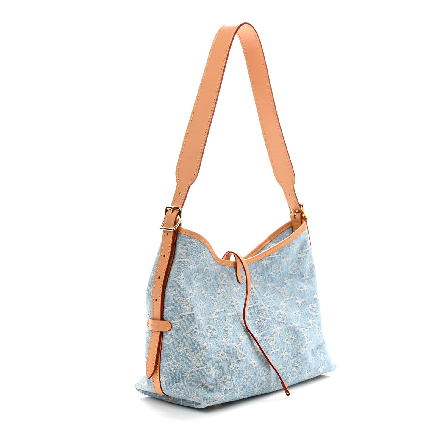Monogram Denim CarryAll PM Sky Blue