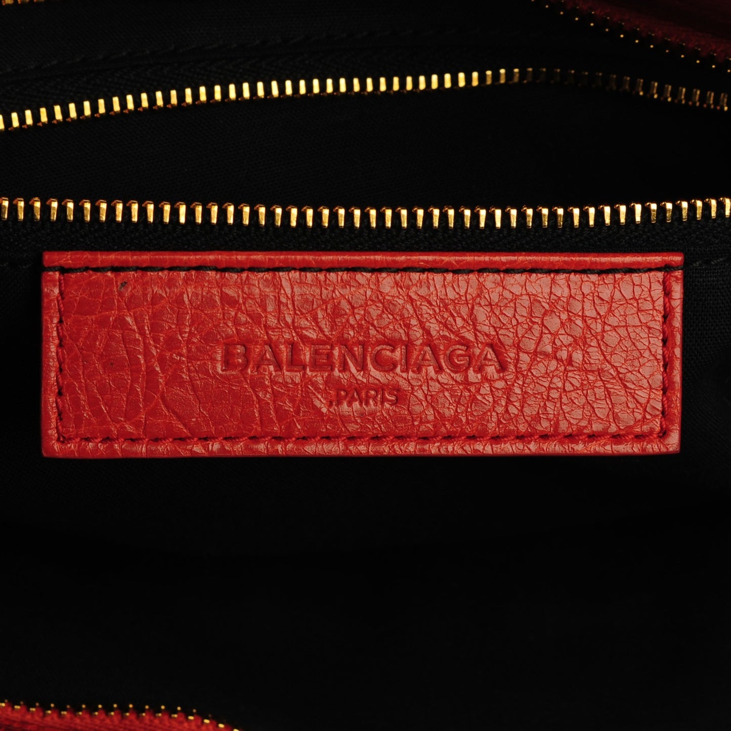 Agneau Giant 12 Gold Hardware City Rouge Ambre
