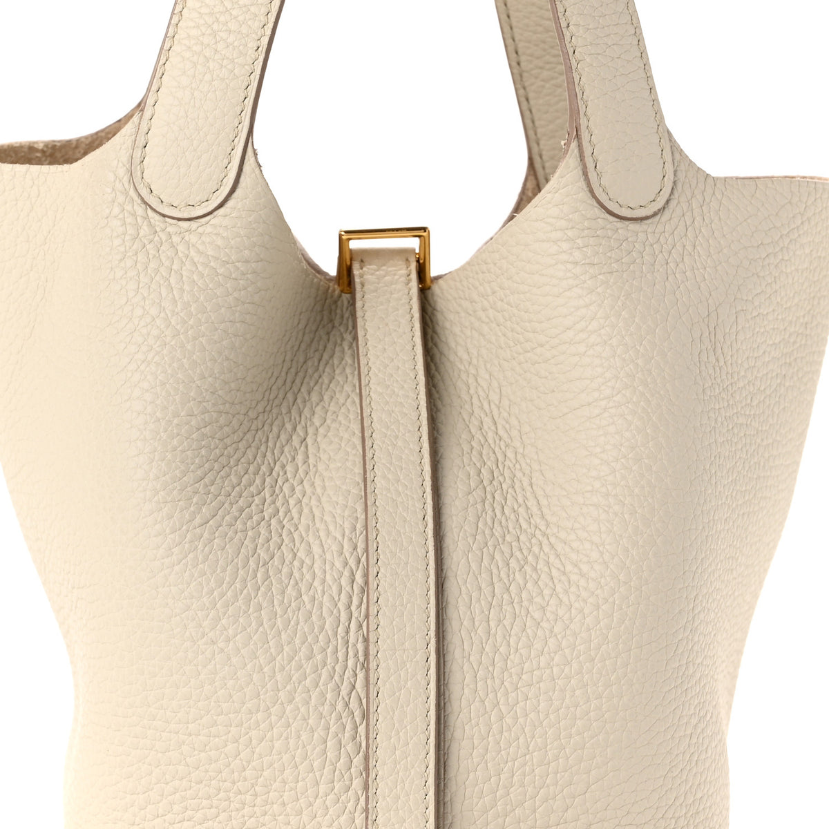 Hermes Taurillon Clemence Picotin Lock 18 PM Craie 8 of 11