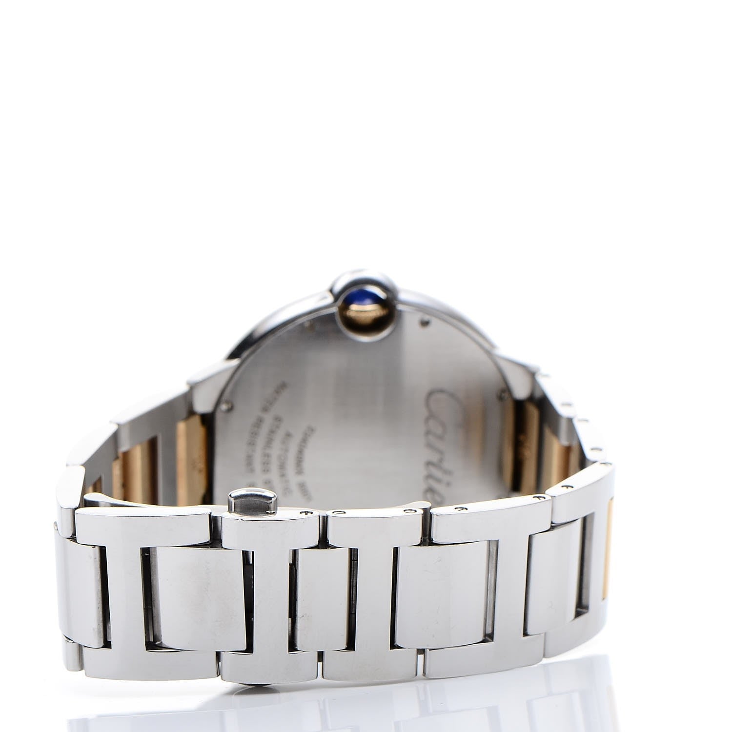 Cartier Stainless Steel 18K Yellow Gold 42mm Ballon Bleu De Automatic Watch 4 of 7