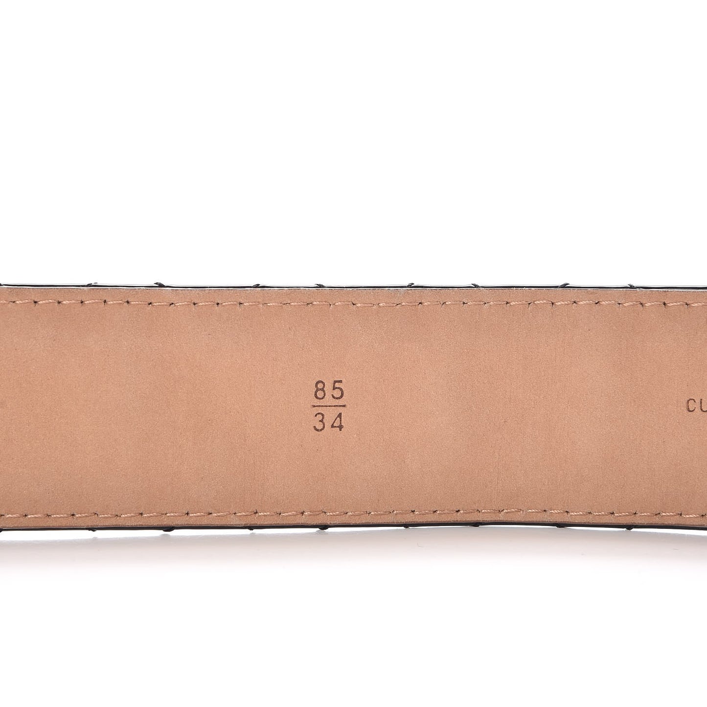 Patent Quilted CC Logo Wide Belt 85 34 Black