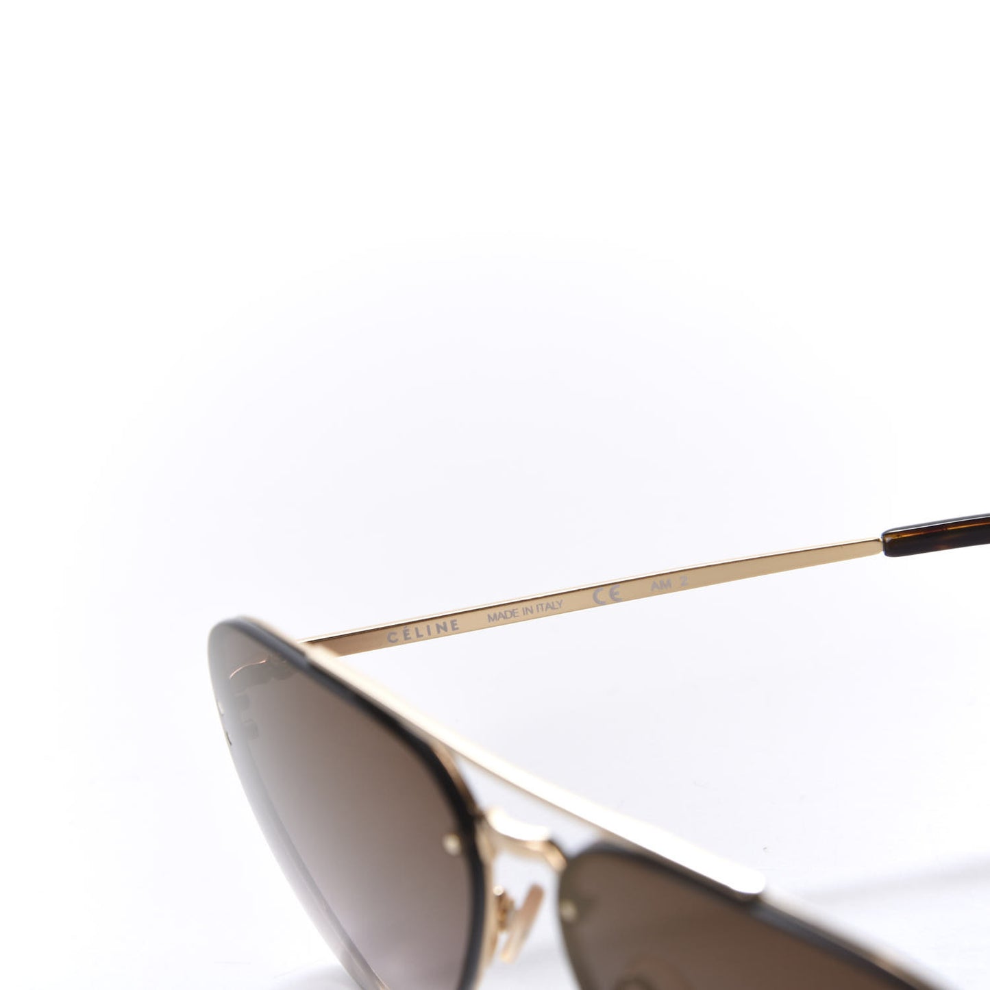 Mirror Aviator Sunglasses CL 41392/S Gold Grey