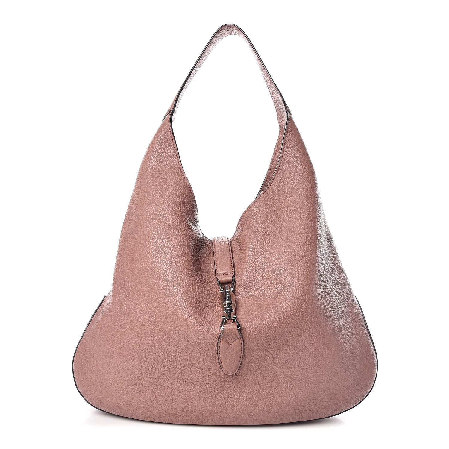 Gucci Soft Grained Calfskin Large Jackie Hobo Rosy Phard 3 of 12