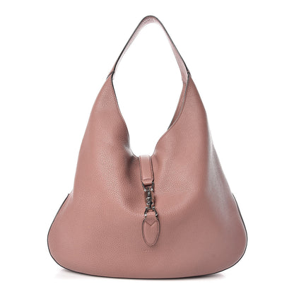 Gucci Soft Grained Calfskin Large Jackie Hobo Rosy Phard 3 of 12