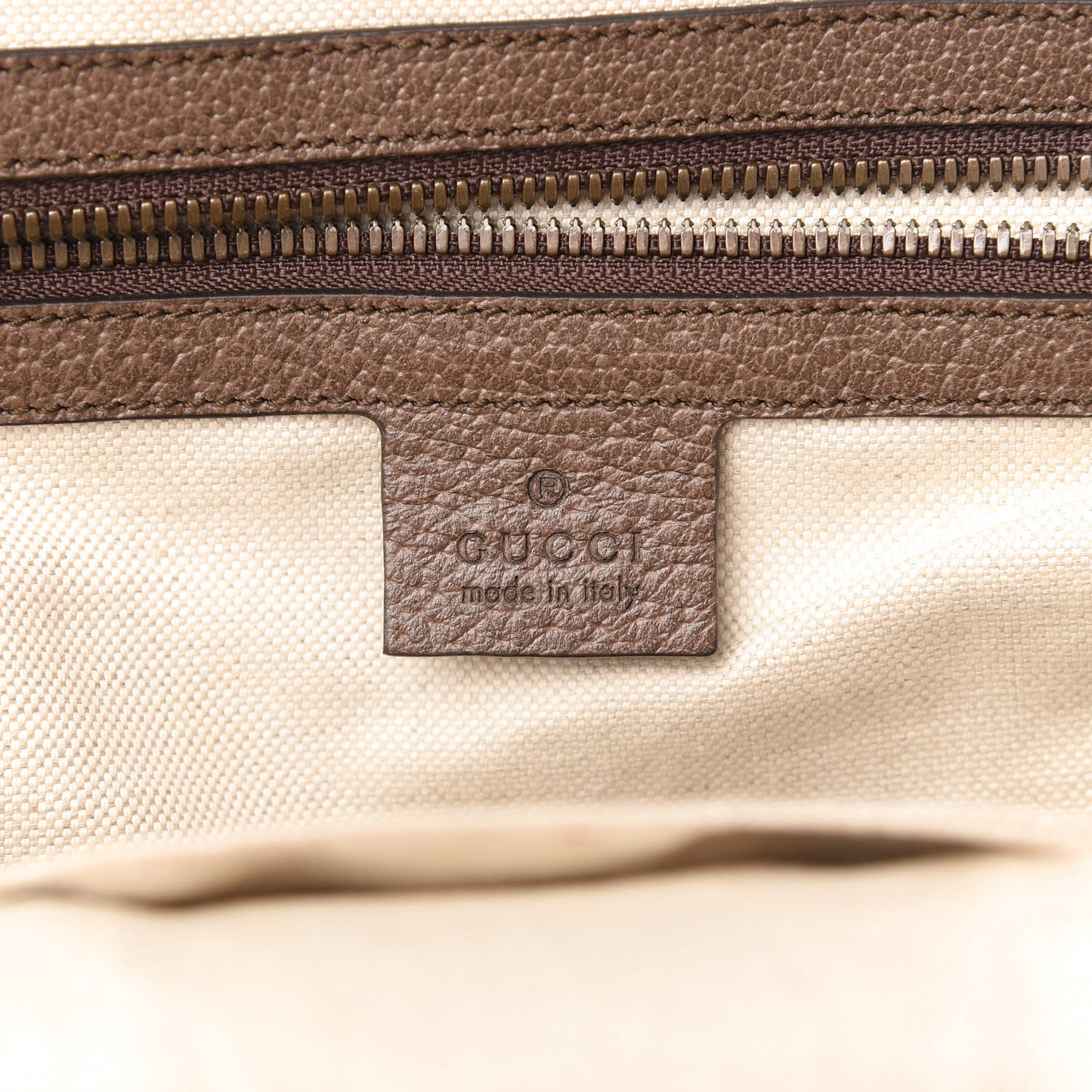 GG Supreme Monogram Calfskin Web Small Ophidia Day Backpack Beige Ebony New Acero