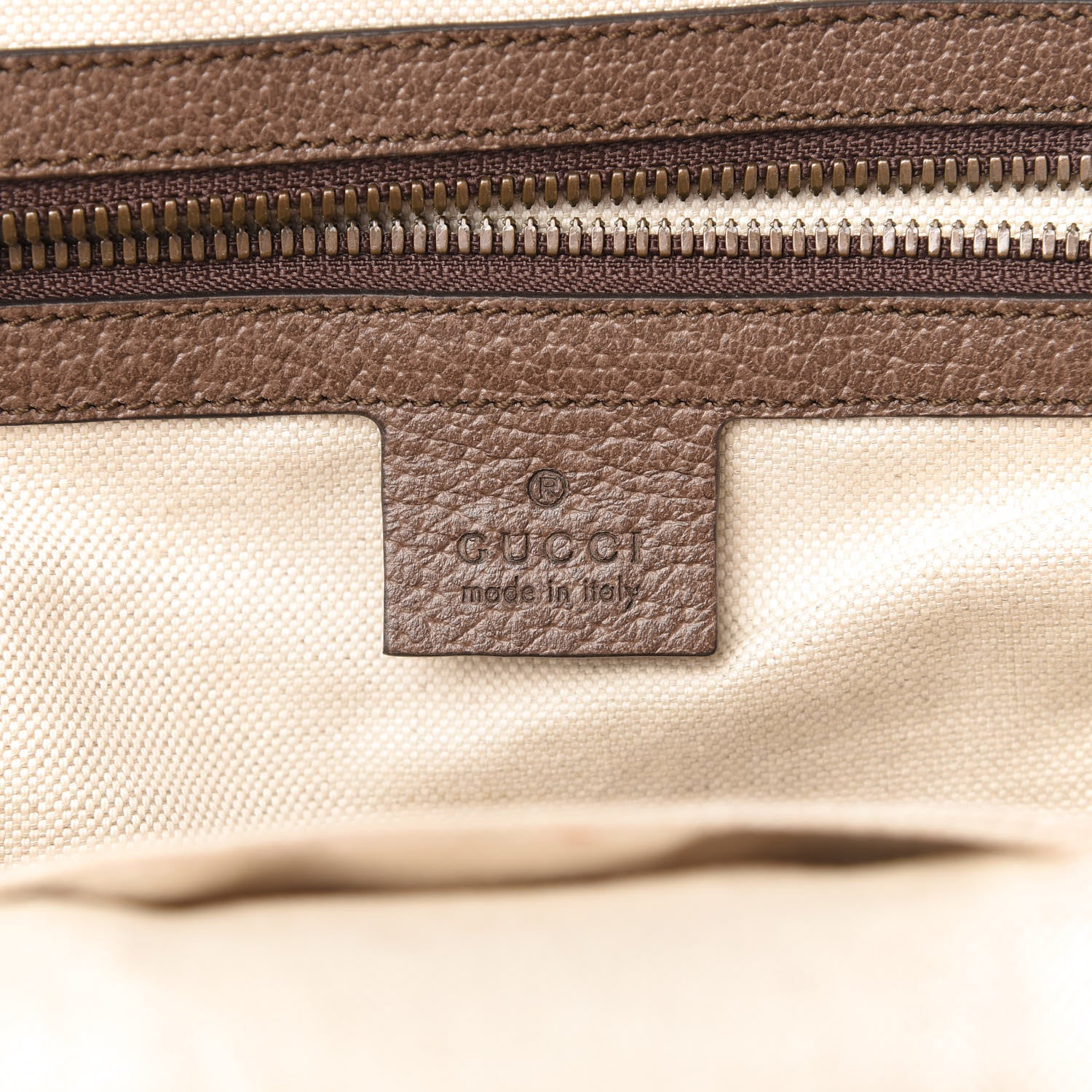 Gucci GG Supreme Monogram Calfskin Web Small Ophidia Day Backpack Beige Ebony New Acero 8 of 10
