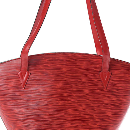 Louis Vuitton Epi Saint Jacques GM Castillan Red 6 of 8