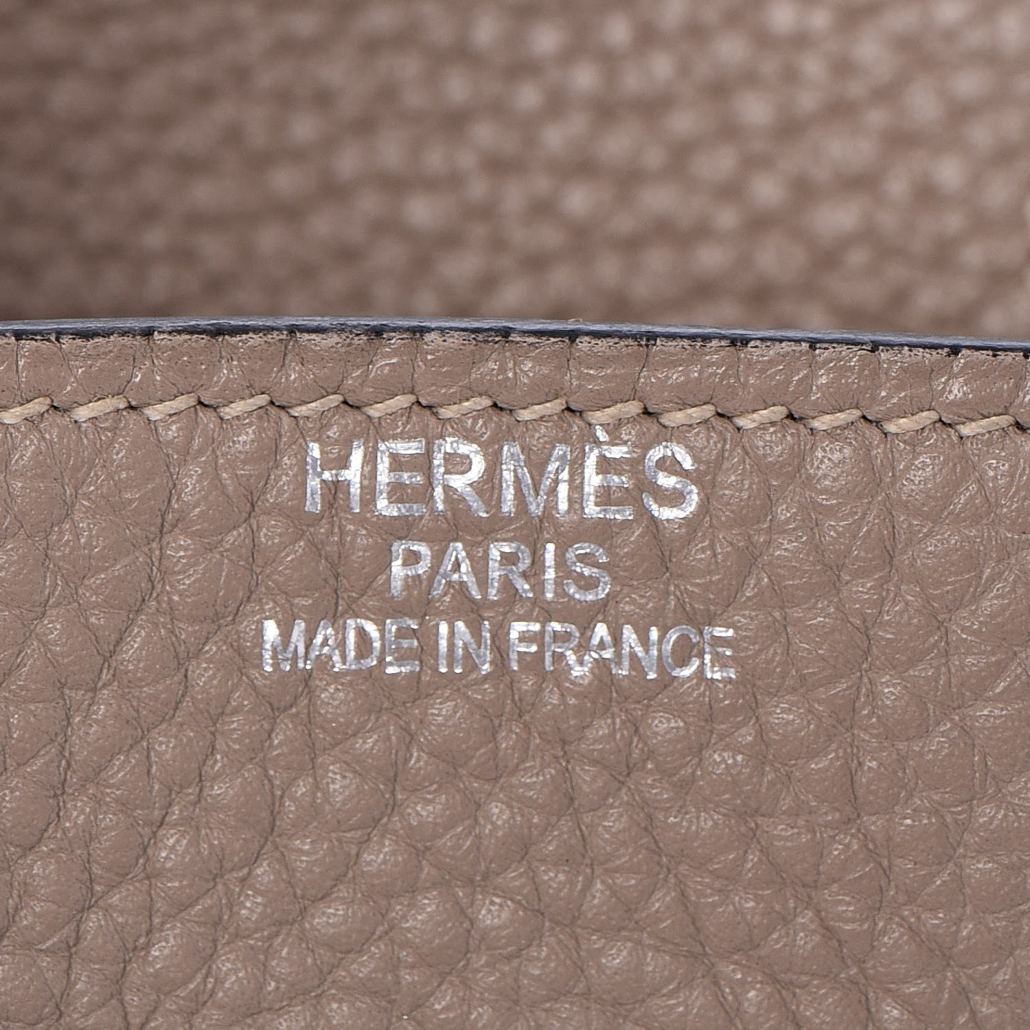 Hermes Taurillon Clemence Birkin 35 Gris Tourterelle 20 of 36