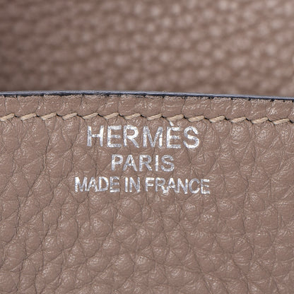 Hermes Taurillon Clemence Birkin 35 Gris Tourterelle 20 of 36