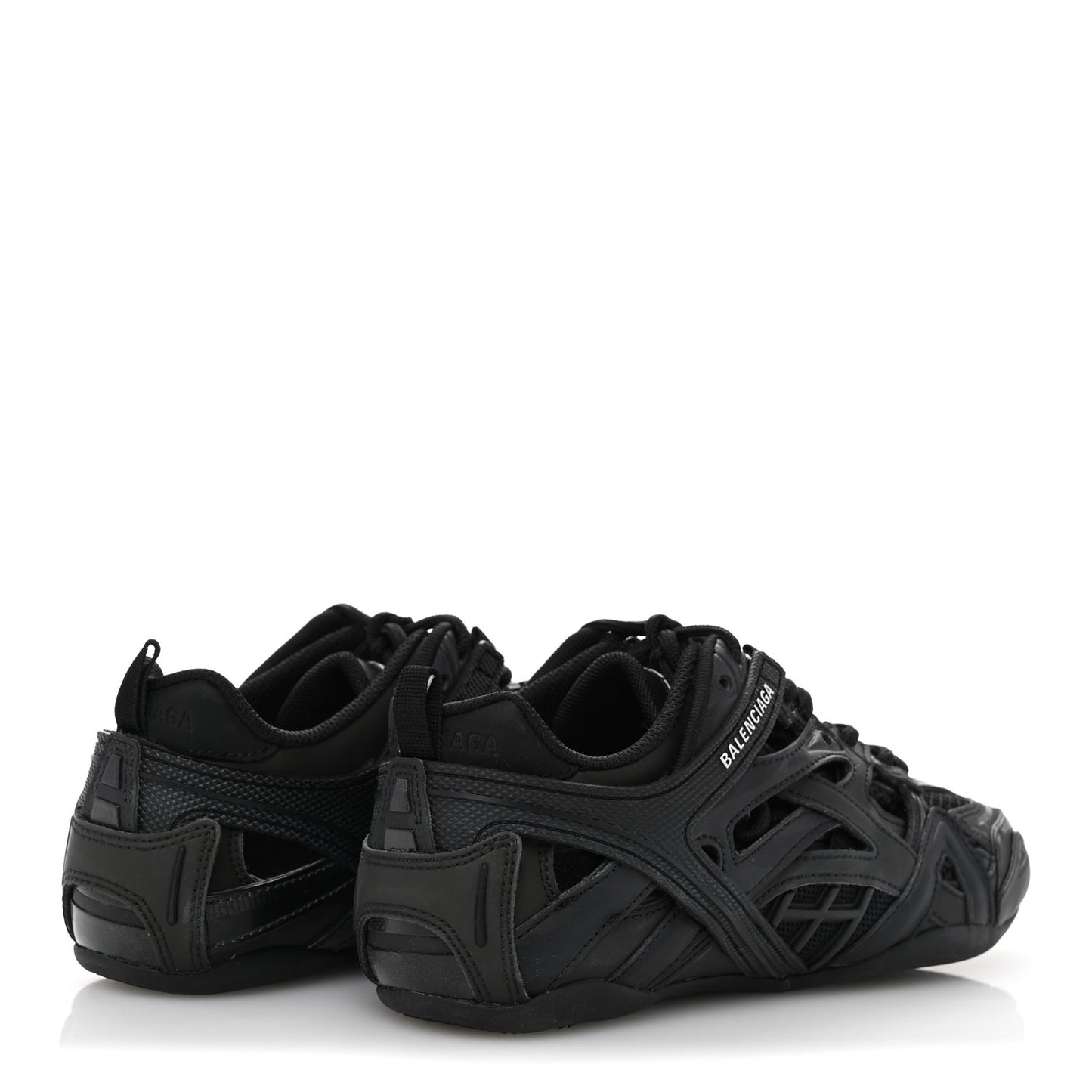 Mesh Rubber Monocolor Womens Drive Sneakers 37 Black