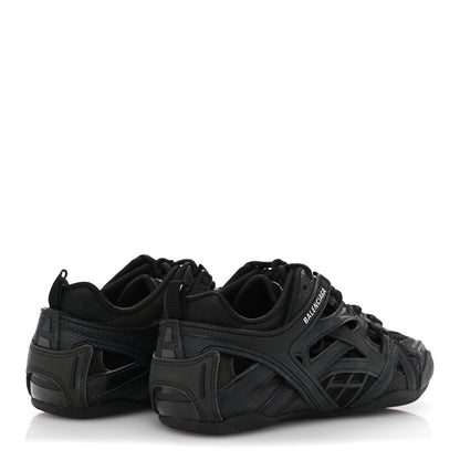 Balenciaga Mesh Rubber Monocolor Womens Drive Sneakers 37 Black 5 of 10