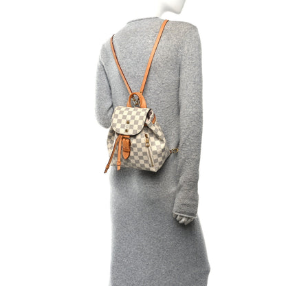 Louis Vuitton Damier Azur Sperone BB Backpack 2 of 11