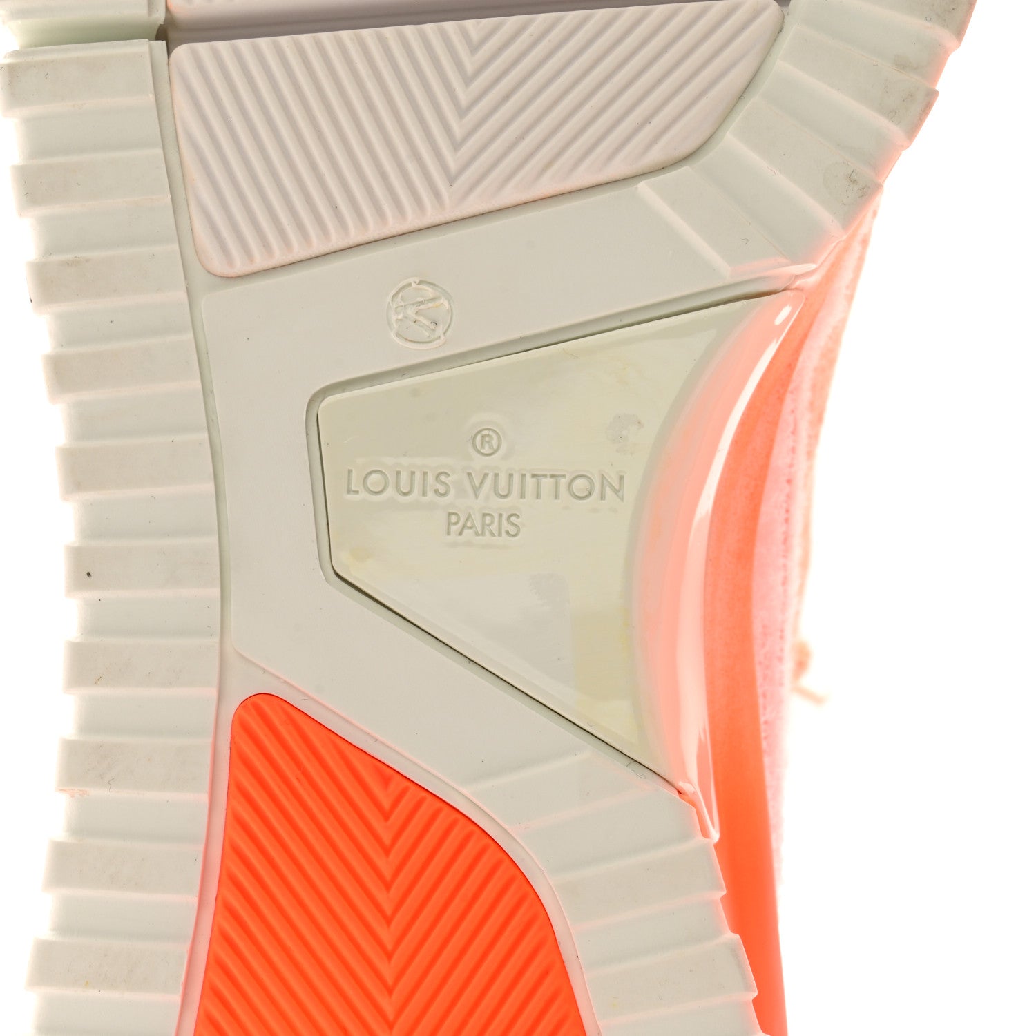 Louis Vuitton Technical Knit V.N.R Sneakers 9 Orange 6 of 9