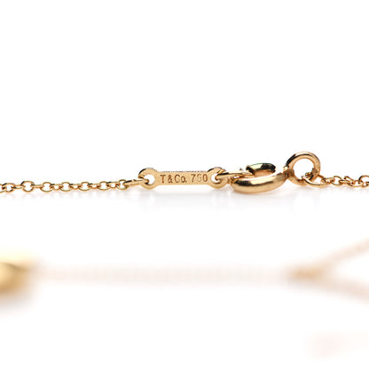Tiffany 18K Yellow Gold 9mm Elsa Peretti Bean Pendant Necklace 5 of 6