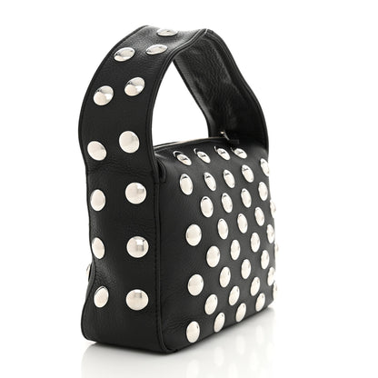 Khaite Pebbled Sport Calfskin Studded Small Elena Black 2 of 9