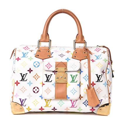 Louis Vuitton Monogram Multicolor Speedy 30 White 1 of 13