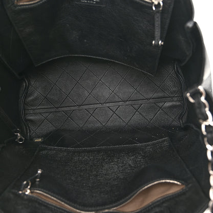 Chanel Caviar Stitched Large Lady Coco Shopping Tote Black 5 of 11