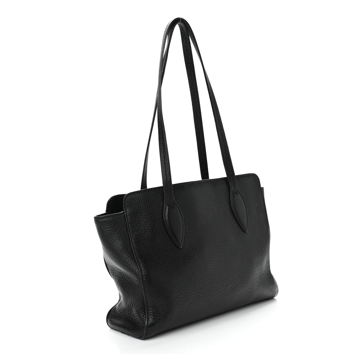 Prada Vitello Phenix Tote Black 2 of 12