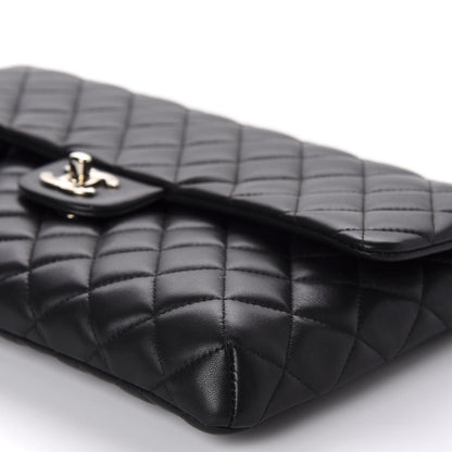 Chanel Lambskin Quilted Flap Clutch Black 7 of 11
