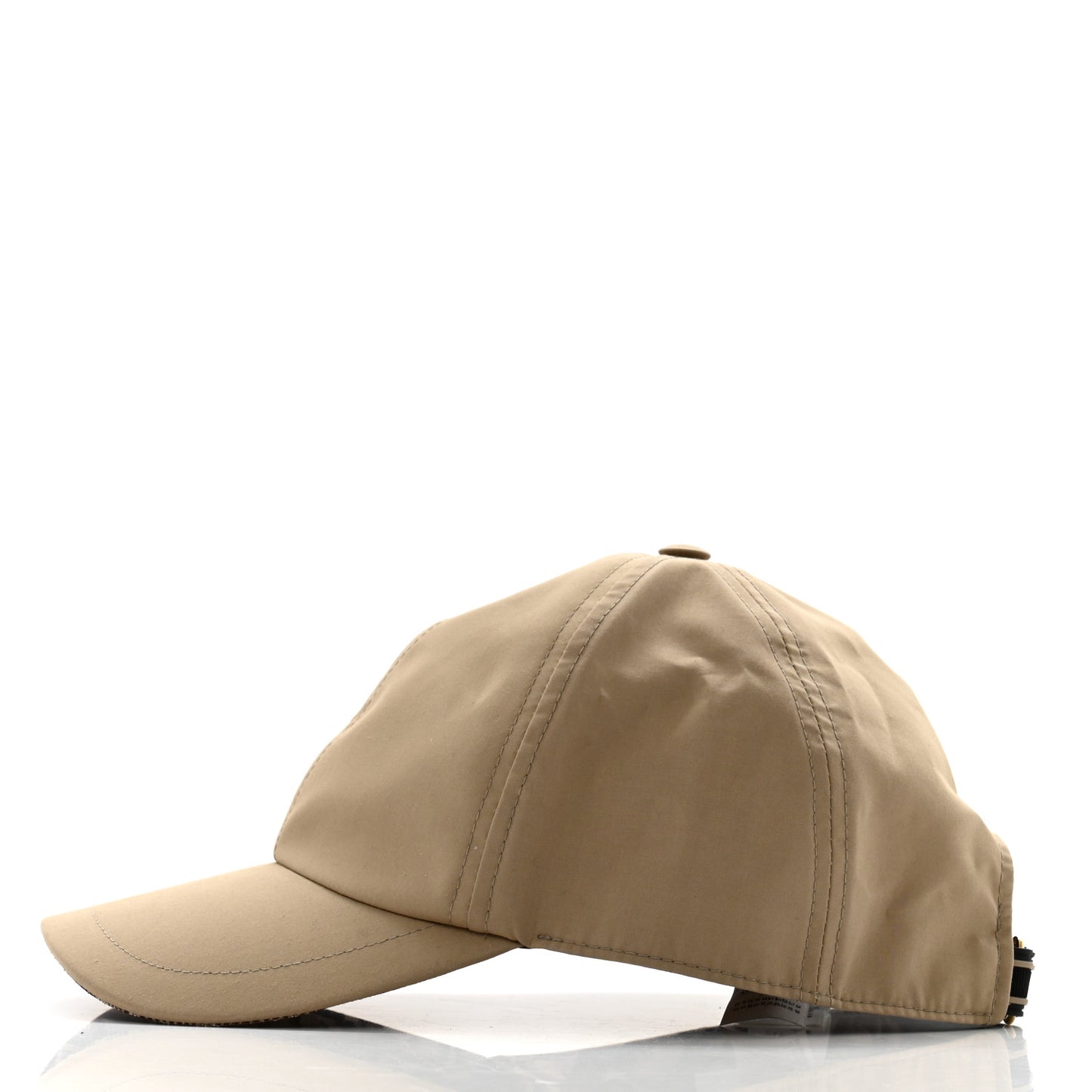 Polyester Baseball Hat Cap Beige