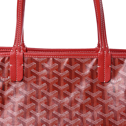 Goyard Goyardine Sac Hardy Pet Carrier PM Red 7 of 17
