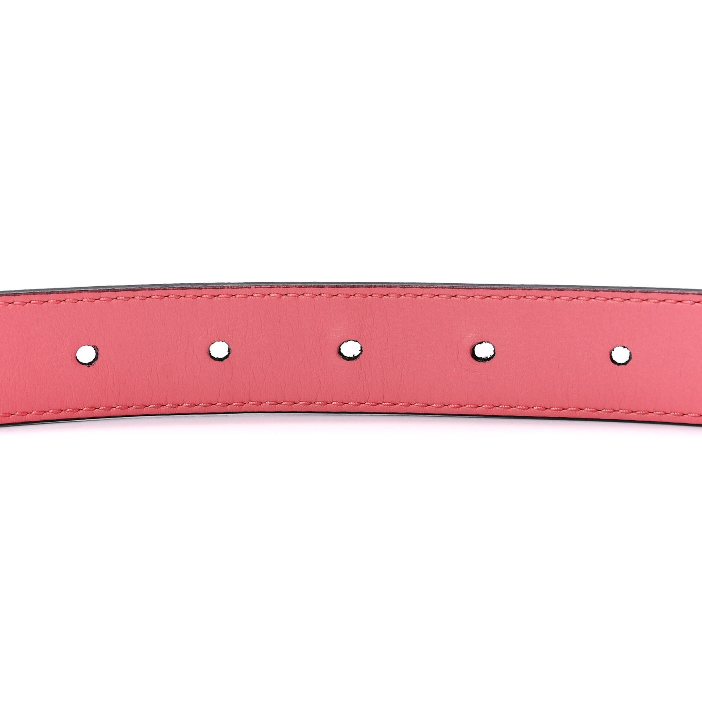 Calfskin Metal Flower Interlocking G Belt 85 34 Pink