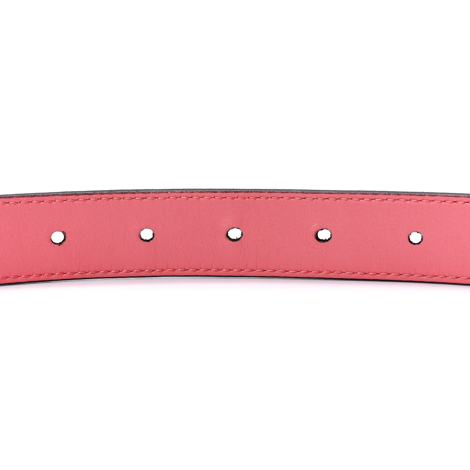 Gucci Calfskin Metal Flower Interlocking G Belt 85 34 Pink 4 of 4