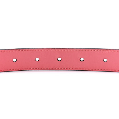 Gucci Calfskin Metal Flower Interlocking G Belt 85 34 Pink 4 of 4