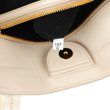 Miu Miu Vitello Soft Calf Shopping Tote Talco 8 of 11