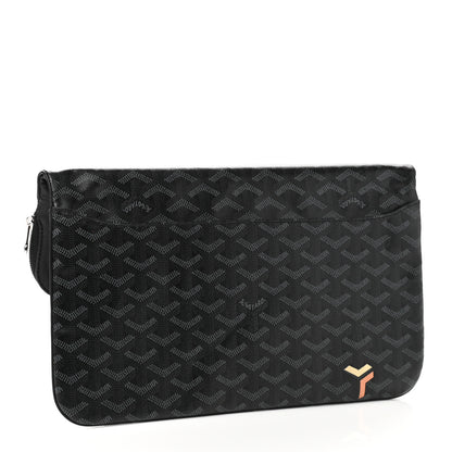 Goyard Goyardine Sainte Marie Soft Clutch Black 4 of 9