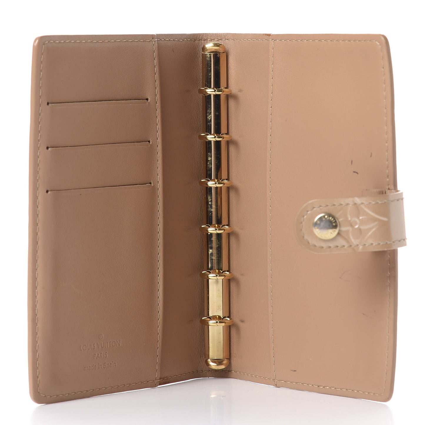 Vernis Small Ring Agenda Cover Marshmallow