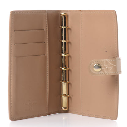 Louis Vuitton Vernis Small Ring Agenda Cover Marshmallow 5 of 10